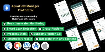 AquaFlow Manager App - Flutter Source Code