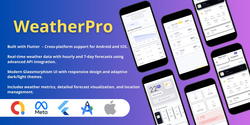 WeatherPro - Accurate Weather  Beautifully Display