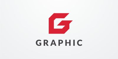 Letter G Geometric Vector Logo Design v07