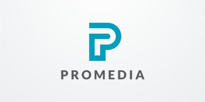 Letter P Vector Logo Design v12
