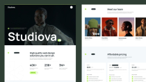 Studiova Agency Framer Template Screenshot 2