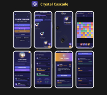Crystal Cascade - Next-Gen AR Match-3 Game Screenshot 1