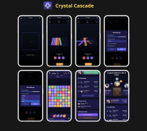 Crystal Cascade - Next-Gen AR Match-3 Game Screenshot 3