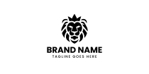 Golden Minimalistic Lion Logo Screenshot 1