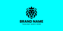 Golden Minimalistic Lion Logo Screenshot 4