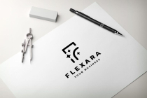 Flexara Letter F Sparkle Logo Screenshot 1