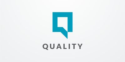 Letter Q Square Vector Logo Design v.18