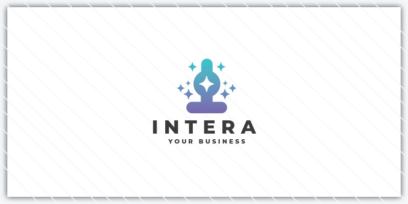 Intera Genie Lamp Sparkle Logo