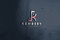 Kembery Letter K Sparkle Logo Screenshot 2