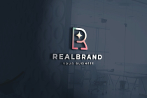 Real Brand Letter R Sparkle Logo Screenshot 2