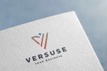 Versuse Abstract V Sparkle Logo Screenshot 3