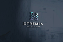 Xtremes Abstract X Sparkle Logo Screenshot 2