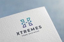 Xtremes Abstract X Sparkle Logo Screenshot 3