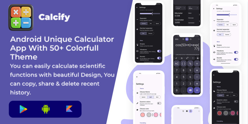 Calcify - Smart Calculator Android Source Code