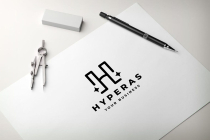 Hyperas Letter H Sparkle Logo Screenshot 1