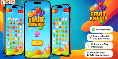 Fruit Blender - Reflection Mobile Unity Game