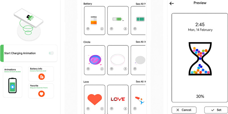 Mobile Battery Charging Animation Android