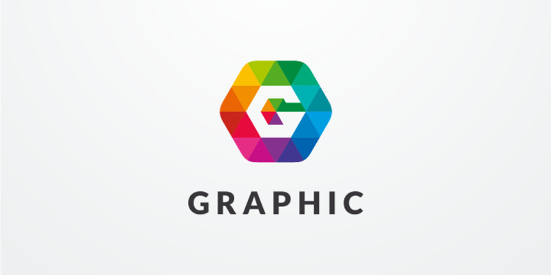 Letter G Hexagon Colorful Vector Logo Design v.14