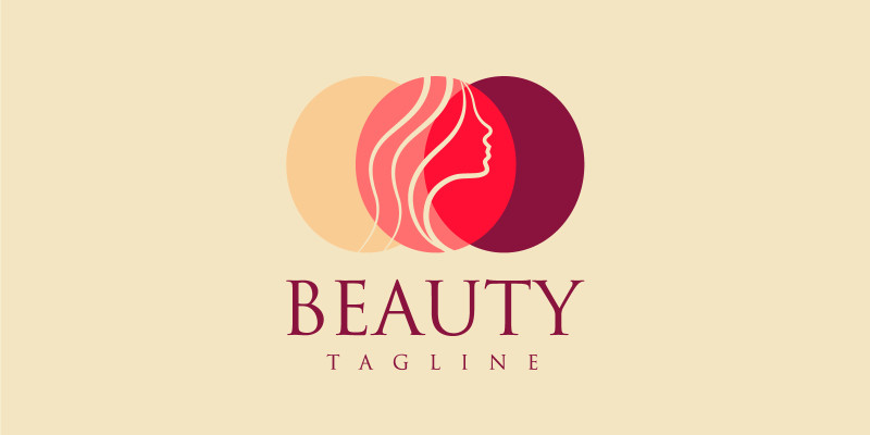 Spa Aesthetics Women Beauty Logo Design