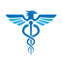 Medical Phoenix Caduceus Snake Logo Healthcare