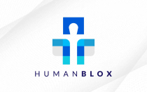Digital Human Blox Logo Design Digital Data Logo Screenshot 1