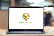 Agriculture Plant With Shield Logo Design Screenshot 3