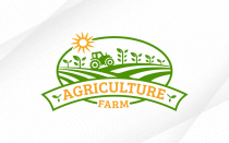 Agriculture Farm Land With Tractor And Plant Logo  Screenshot 3
