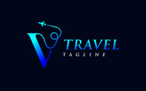 Adventure Travel Logo Design, Letter V Travel Logo Screenshot 2