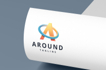Around Circular Orbit A Letter Logo Screenshot 1