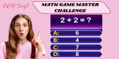 Math Game Master Challenge PHP Game