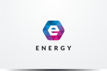 Letter E Hexagon Geomeric Logo Design Vector v15 Screenshot 1