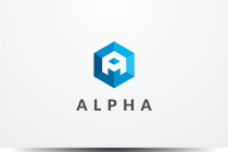 Letter A Hexagon Geometric Logo Design Vector v13 Screenshot 1