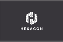 Letter H Hexagon Colorful Logo Design Vector v06 Screenshot 2