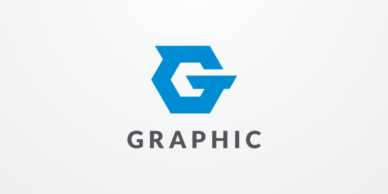 Letter G Hexagon Logo Design Vector v10