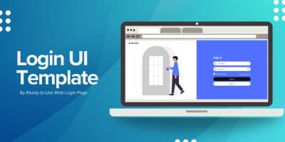 Modern Login Page - UI Template