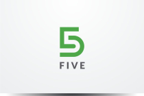 Five Number 5 Logo Design Vector v03 Screenshot 2
