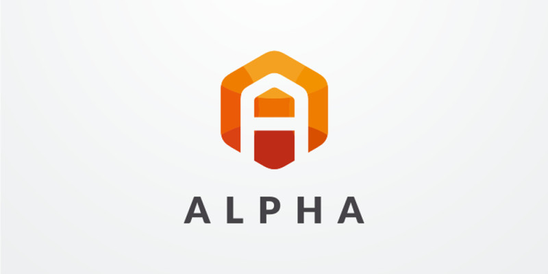 Letter A Hexagon Logo Design Vector v.20
