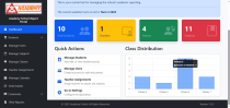 School Report Card Management Portal Screenshot 1