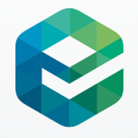 Letter E Hexagon Pixel Logo Design Vector v.19
