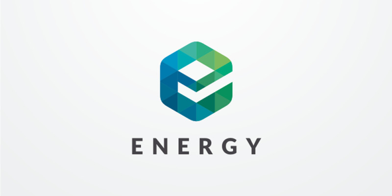Letter E Hexagon Pixel Logo Design Vector v.19
