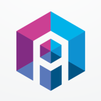 Letter A Hexagon Geometric Logo Design Vector v.21
