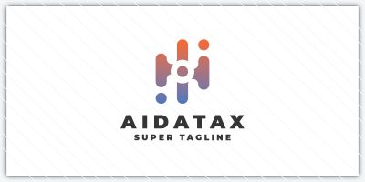 AIDATAX Abstract Data AI Logo