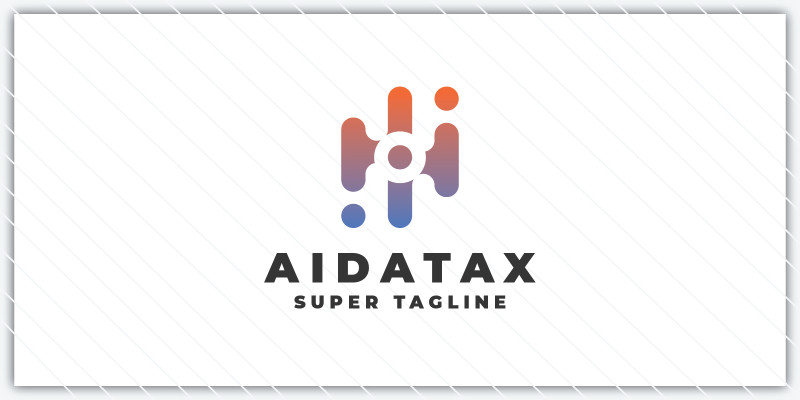 AIDATAX Abstract Data AI Logo