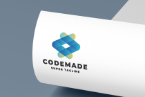 Abstract Code Connection Logo Screenshot 2