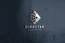 Abstract Digital Arrow Logo Screenshot 1