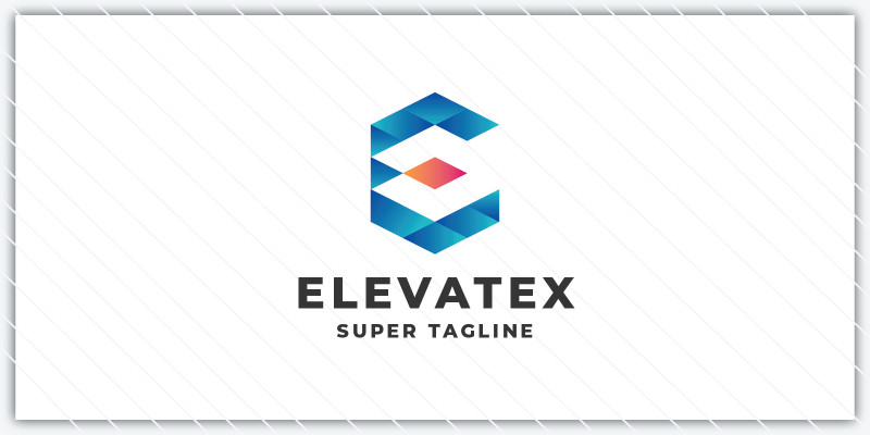 Geometric E Letter Logo