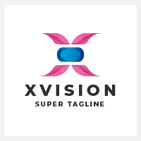 XVision Abstract X Logo