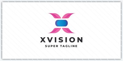 XVision Abstract X Logo
