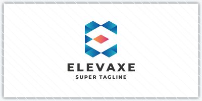 Square E Letter Logo