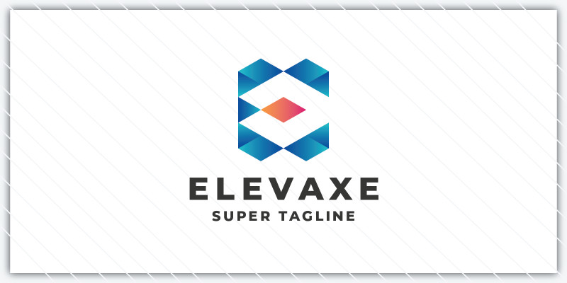 Square E Letter Logo